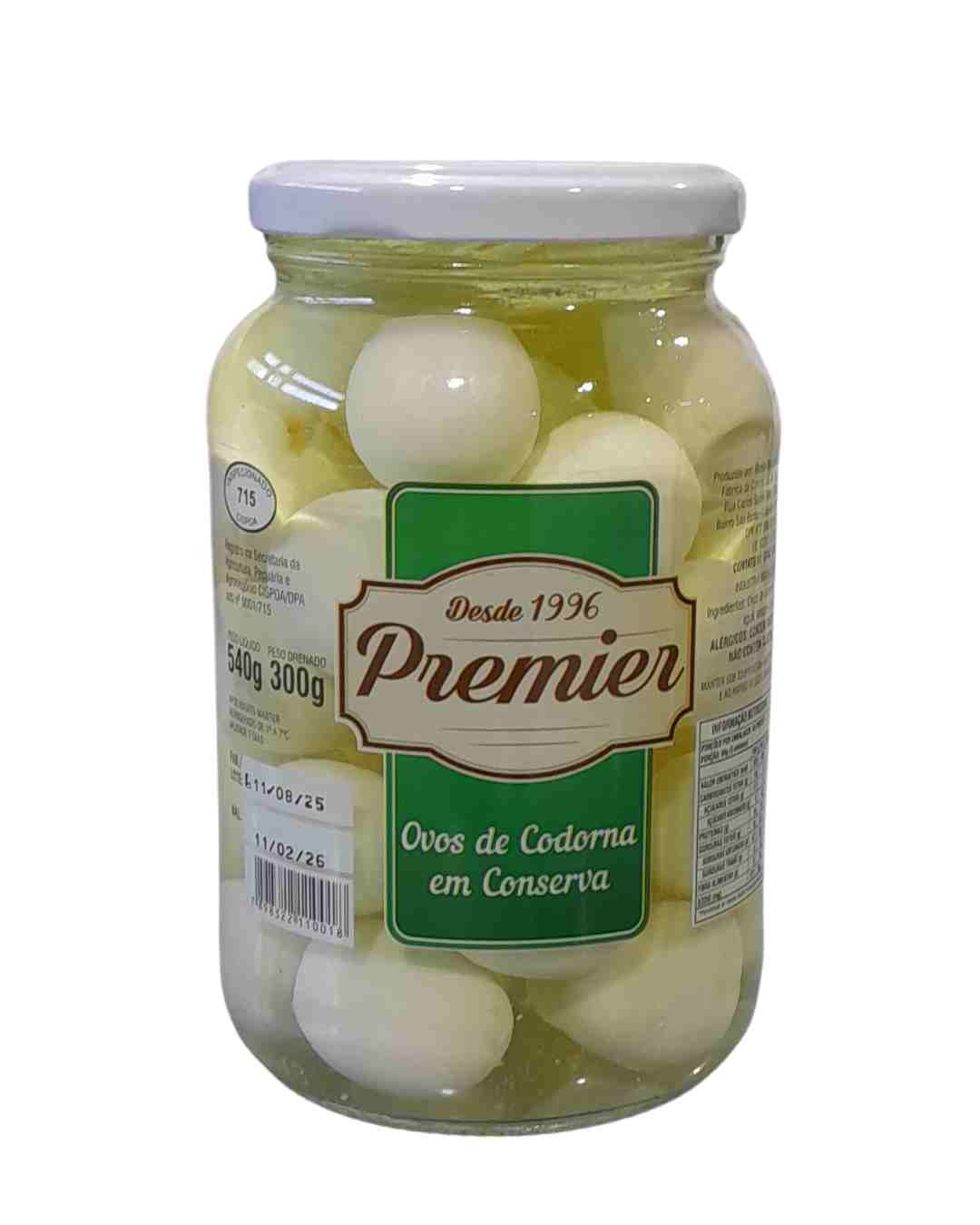 Ovo de Codorna Premier 300g